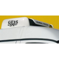 Холодильная установка Global Freeze GF 25H «холод-тепло» (* дополнительные опции - GF 25 TOP - крышный вариант конденсатора- GF 25 — только «холод» - 20°C- GF 25HD – с автономным отопителем- GF 25D- под установку автономного отопителя).