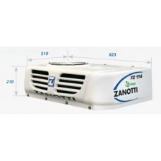 Холодильная установка Zanotti SFZ 114 с приводом от генератора автомобиля.