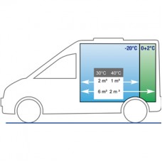 Электрическая холодильная установка Cаrrier Neos 100 для малых грузовиков и автофургонов.